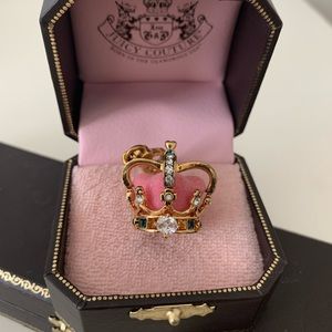 Juicy Couture Charm Bracelet Pink Crown Charm